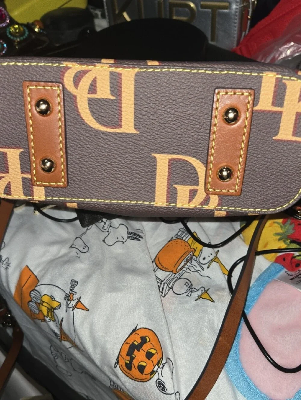 Dooney And Burke Brown and Tan Crossbody Bag - Picture 10 of 13